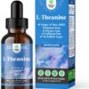 L-Theanine Líquido 200mg - Suplemento Nootrópico para Foco e Relaxamento para Adultos e Crianças