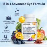 VisioVance 15 em 1 Fórmula Avançada para Saúde Ocular - Suporte Diário com Luteína e Zeaxantina - 3