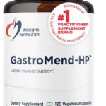 GastroMend HP Designs for Health - Suplemento para Saúde Digestiva com Goma Mastigável e Zinco - 9