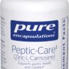 Pure Encapsulations Peptic-Care - Suplemento Natural de Zinc-L-Carnosina para Saúde Gástrica e Antioxidante