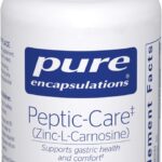 Pure Encapsulations Peptic-Care - Suplemento Natural de Zinc-L-Carnosina para Saúde Gástrica e Antioxidante