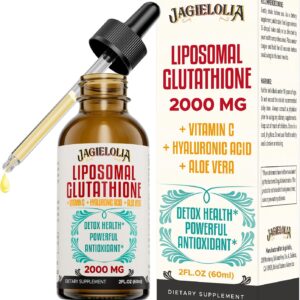 Jagielolia Glutationa Lipossomal 2000mg - Antioxidante Poderoso para Imunidade e Desintoxicação