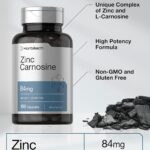 Suplemento de Zinco Carnosina Horbäach - 84mg por Cápsula para Suporte Digestivo e Imunológico - 3