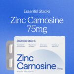 Zinco Carnosina Essential Stacks 75mg - Suporte ao Intestino e Fórmula Hipoalergênica - 60 Cápsulas - 2