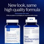 Probióticos Saccharomyces Boulardii Essential Stacks - 5 Bilhões de CFUs para Saúde Intestinal (60 Cápsulas) - 2