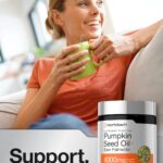 Óleo de Semente de Abóbora com Saw Palmetto Horbäach 4000mg - Suporte para Cabelos e Pele - 6