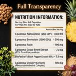 Liposomal Nattokinase 4000 FU + Bromelain 200mg - Suporte à Circulação e Saúde Cardiovascular - 8