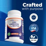 Vitamatic Zinc Carnosine com 10 Bilhões de CFU de L. Reuteri - Suporte à Saúde Digestiva e Intestinal - 5