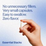 Zinco Carnosina Essential Stacks 75mg - Suporte ao Intestino e Fórmula Hipoalergênica - 60 Cápsulas - 6