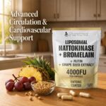 Liposomal Nattokinase 4000 FU + Bromelain 200mg - Suporte à Circulação e Saúde Cardiovascular - 6