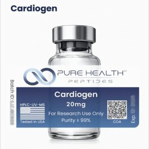 Cardiogen Pure Health Peptides 20mg - Tripeptídeo Sintético para Pesquisa em Laboratório