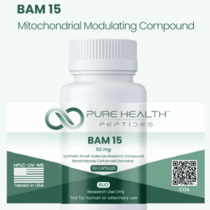 BAM15 Peptídeo Pure Health Peptides - Pesquisa Avançada com 99% de Pureza