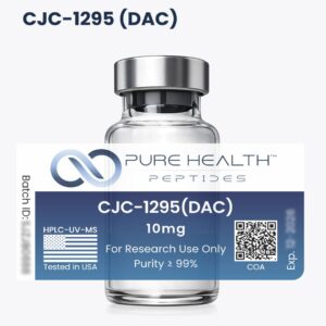 CJC-1295 (DAC) Peptídeo Pure Health Peptides 10mg - Estabilidade e Pesquisa Avançada em Laboratório - 5mg