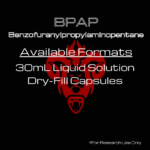 BPAP Kimera Chems 30 mL - Composto Sintético para Pesquisa Laboratorial em Neuroquímica - dry-fill-cápsula-60ct-50mcg-por-cápsula-3mg