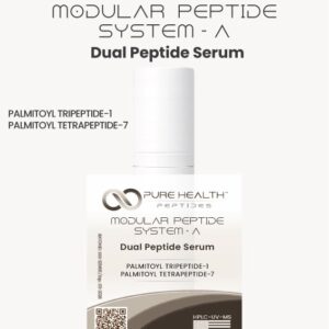 Sérum de Peptídeos Duplos Pure Health Peptides - Rejuvenescimento e Hidratação da Pele