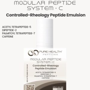 Sistema Modular de Peptídeos C - Pure Health Peptides - Emulsão de Peptídeos para Saúde e Bem-Estar 100ml