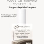 Sistema Modular de Peptídeos D - Complexo de Peptídeos de Cobre Pure Health Peptides 30g para Saúde Avançada da Pele
