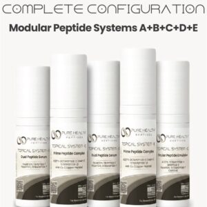 Sistemas de Peptídeos Modulares A+B+C+D+E Pure Health Peptides - Suporte Avançado ao Metabolismo e Bem-Estar