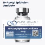 N-Acetil Epitalona Amidato Pure Health Peptides 10mg - Peptídeo de Pesquisa para Estudo de Longevidade