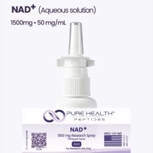 NAD⁺ (Nicotinamida Adenina Dinucleotídeo) - Pure Health Peptides - Suporte à Energia Celular e Pesquisa Bioquímica
