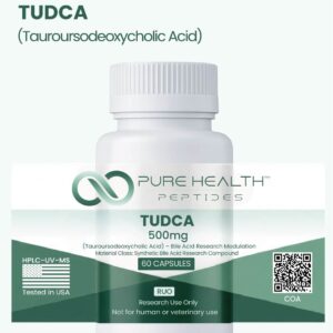 TUDCA - Ácido Tauroursodeoxicólico 100g - Potencialize a Saúde do Fígado e Digestão