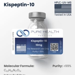 Kisspeptin-10 Pure Health Peptides 5mg - Peptídeo para Pesquisa em Sinalização Neuroendócrina - 5mg
