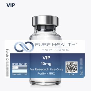 Peptídeo Intestinal Vasoativo VIP Pure Health Peptides 5mg - Pesquisa em Laboratório para Estudo de Peptídeos