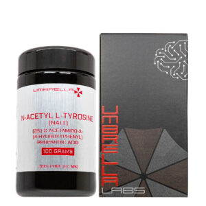 Pó N-Acetil L-Tirosina (NALT) Umbrella Labs 100g - Melhora Cognitiva e Combate ao Estresse Agudo
