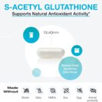 XYMOGEN S-Acetil Glutationa - Suplemento Antioxidante e de Suporte Celular com 120 Cápsulas - 3