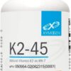 XYMOGEN K2-45 - Vitamina K2 45 mcg - Suporte para Saúde Óssea e Cardiovascular
