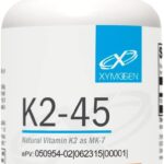XYMOGEN K2-45 - Vitamina K2 45 mcg - Suporte para Saúde Óssea e Cardiovascular