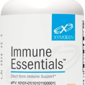 XYMOGEN Immune Essentials - 1.000 mg de Vitamina C e Extrato de Folha de Oliveira - Suporte ao Sistema Imunológico e Antioxidante