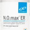 XYMOGEN N.O.max ER - Arginina Alfa-Cetoglutarato para Saúde Cardiovascular e Função Muscular - 180 Comprimidos