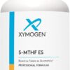 XYMOGEN 5-MTHF ES - Folato Bioativo para Saúde Cardiovascular, Neurológica e Pré-Natal - 60 Cápsulas Veganas