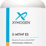 XYMOGEN 5-MTHF ES - Folato Bioativo para Saúde Cardiovascular, Neurológica e Pré-Natal - 60 Cápsulas Veganas