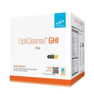 XYMOGEN OptiCleanse GHI - Proteína Vegetal para Saúde Digestiva e Imunológica com Sabor Chai