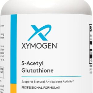 XYMOGEN S-Acetil Glutationa - Suplemento Antioxidante e de Suporte Celular com 120 Cápsulas