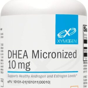 XYMOGEN DHEA Micronizado 10mg - Suporte Hormonal para Andrógenos e Estrogênios