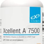 XYMOGEN Xcellent A 7500 - Vitamina A para Suporte Imunológico e Saúde Celular - 60 Cápsulas