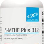 XYMOGEN 5-MTHF Plus B12 - Suplemento de Folato e Vitamina B12 para Saúde do Sistema Nervoso - 9