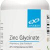 XYMOGEN Zinc Glycinate 20mg - Suplemento de Zinco Altamente Absorvível para Imunidade e Bem-Estar