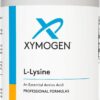 XYMOGEN L-Lisina 90 Cápsulas - Aminoácido Essencial para Saúde da Pele e Colágeno