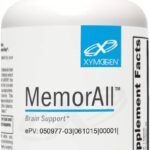 XYMOGEN MemorAll - Suporte para o Cérebro e Memória com Ginkgo Biloba e Bacopa - 60 Cápsulas