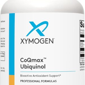 XYMOGEN CoQmax Ubiquinol 200mg - Antioxidante para Saúde do Coração e do Cérebro