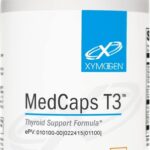 XYMOGEN MedCaps T3 - Suporte para Hormônios da Tireóide e Metabolismo com Ashwagandha e Guggul