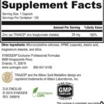 XYMOGEN Zinc Glycinate 20mg - Suplemento de Zinco Altamente Absorvível para Imunidade e Bem-Estar - 2
