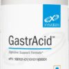 XYMOGEN GastrAcid - Fórmula Vegetariana para Equilíbrio Ácido e Saúde Digestiva com Betaína HCl e Raiz de Gentiana - 180 Cápsulas