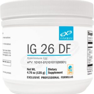 XYMOGEN IG 26 DF - Fibra Pré-biótica Dietética com Anticorpos IgY para Saúde Imunológica e Intestinal