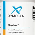 XYMOGEN NiaVasc 500mg - Niacina de Liberação Prolongada para Saúde do Coração e Metabolismo Lipídico
