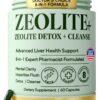 Zeolite Binder Detox - Limpeza de Parasitas e Suporte ao Fígado com Clinoptilolite e Carvão Ativado